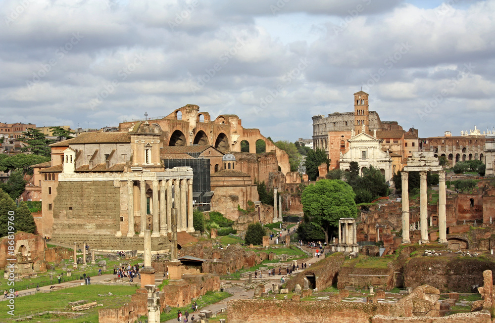 Roman Forum view
