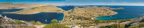 Beautiful Bays in the Kornati Islands, Croatia