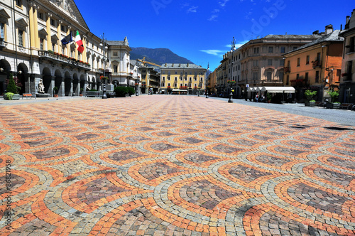 Town square of Aosta