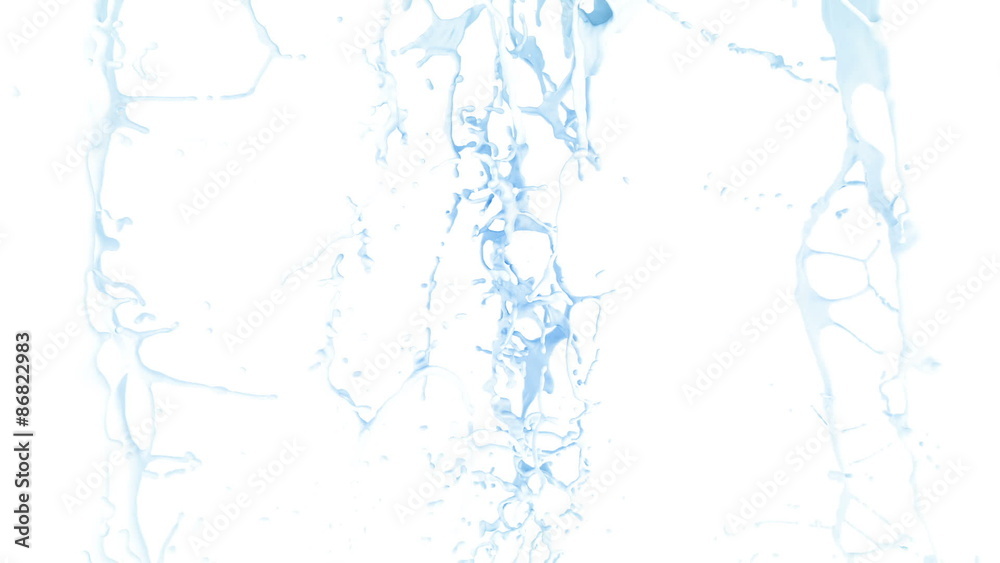 Coloured, Abstract Splash of Fluid. Coloured, Abstract Splash of Fluid.