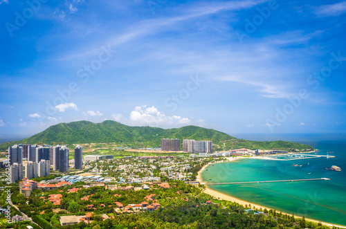 Overview of Sanya city, Hainan Province, China