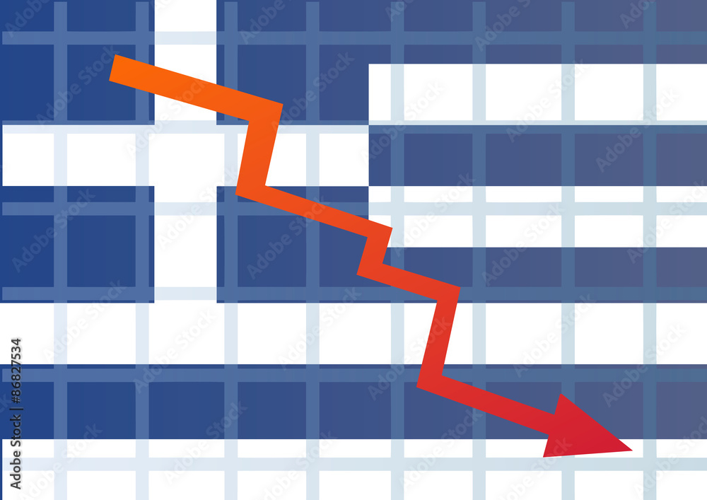 Fototapeta premium fall schedule of Greece