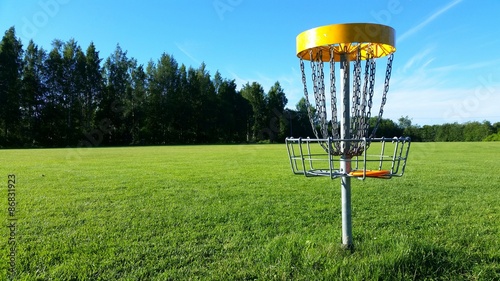 Canvastavla Disc golf