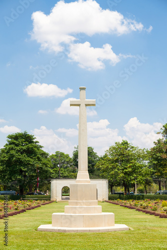 cross in the cemetery