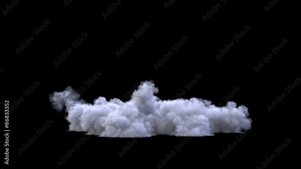 4K smoke explosion, shockwave effect isolated on black background, with alpha, ready for compositing (uhd 3840x2160, ultra high definition, 1920x1080, 1080p) high detailed huge smoke