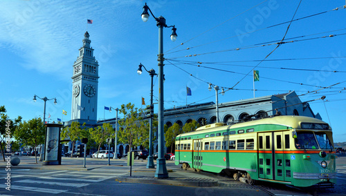Photography One of San Francisco's original double-ended PCC streetcars, in