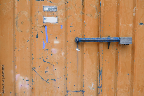 Cool abstract container door (urban background, wallpaper)