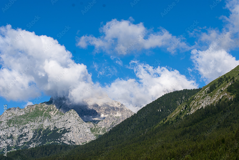 panorama maltempo montagne trentino alto adige dolomiti alpi 