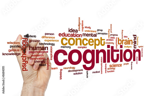 Fotografie Cognition word cloud