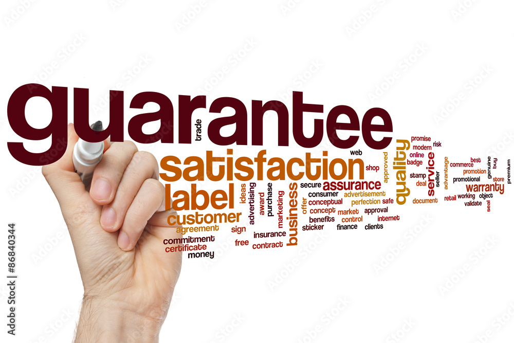 Guarantee word cloud Guarantee word cloud