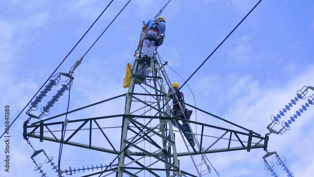 High Voltage Power Line Repair