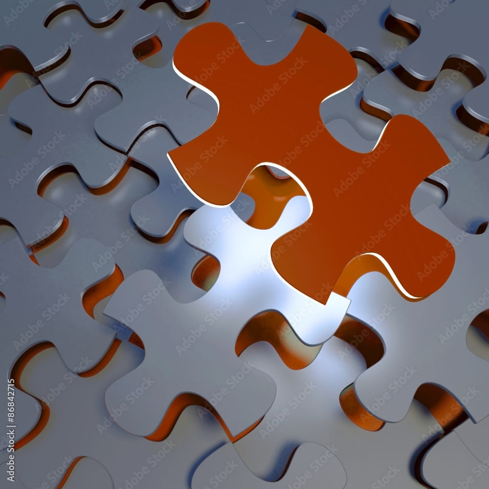 puzzle and light concept puzzle and light concept