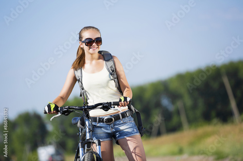 Summer bike walk