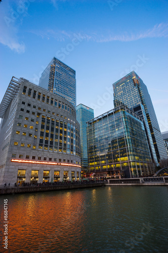 Windows of Skyscraper Business Office, Corporate building in London