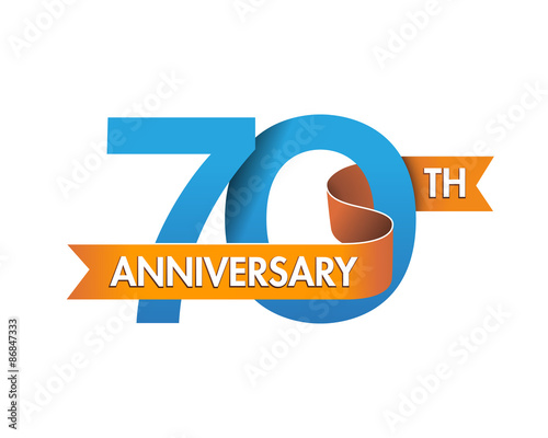 anniversary logo modern 70
