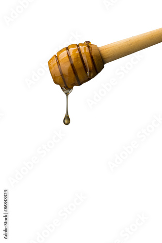 Honey Drip From Wooden Dripper