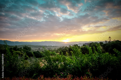 Sunrise at Khao Yai © mahaaphoto