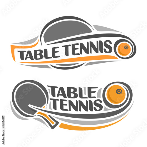 The image on the table tennis theme