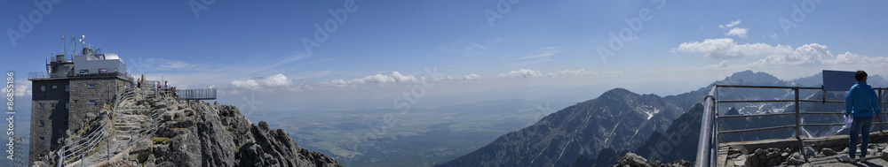 Vysoke Tatry (High Tatras) panorama view