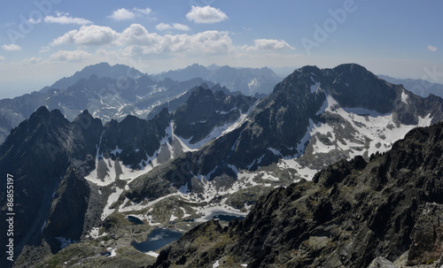 Vysoke Tatry (High Tatras) panorama view