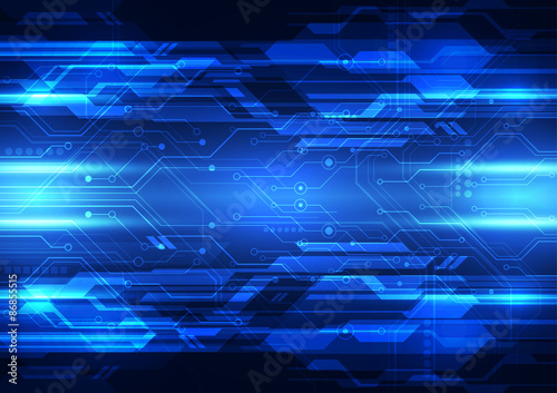 abstract vector digital technology background design