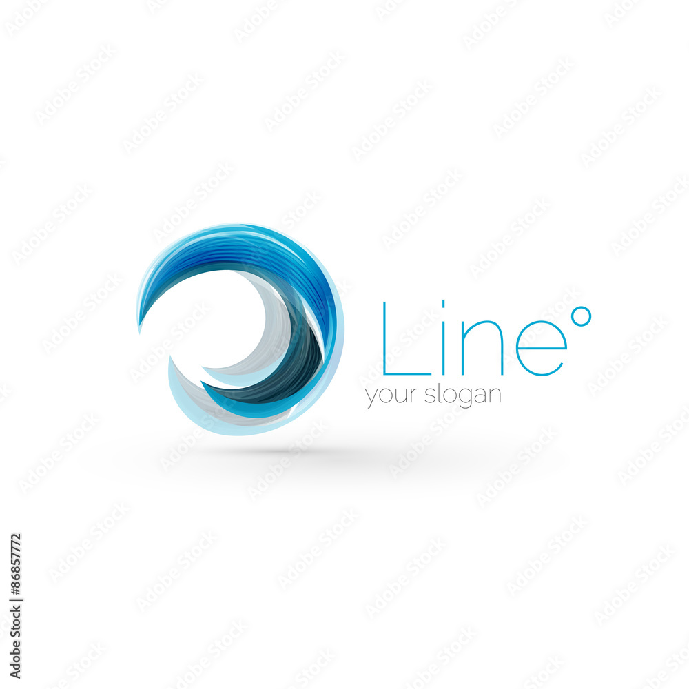 Swirl company logo design Swirl company logo design