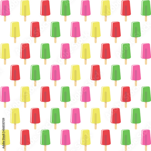 Ice Lolly Vector Pattern