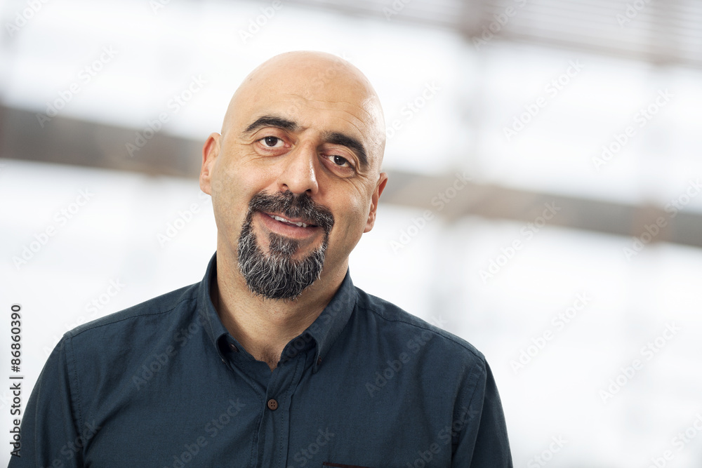 Obraz premium Portrait of smiling man