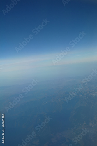sky view of cloudscape and earth © ekulik2011