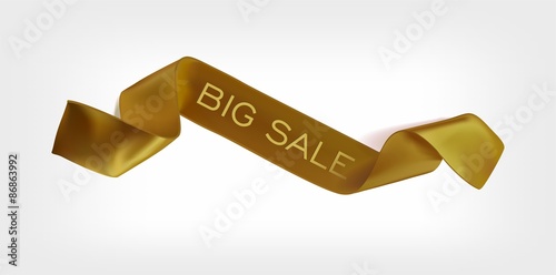 BIG SALE gold ribbon 