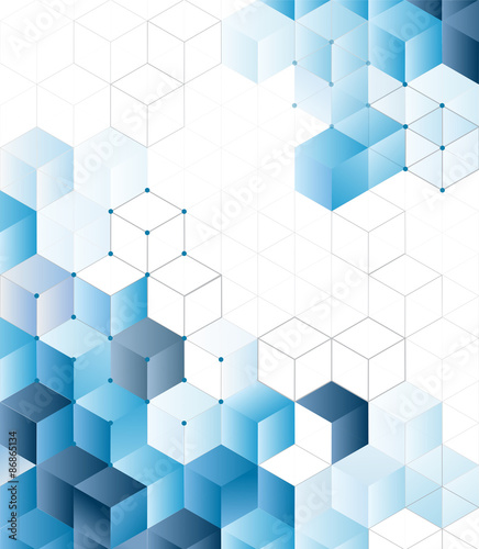 abstract cubes design