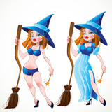 witch nude and on dress