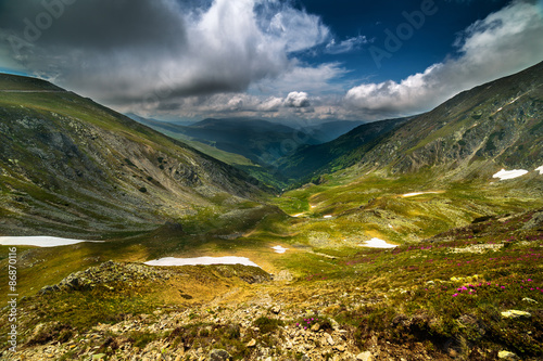 Parang mountains in Romania