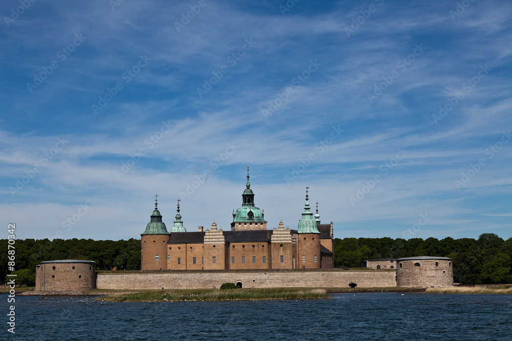 Schloss Kalmar am Morgen