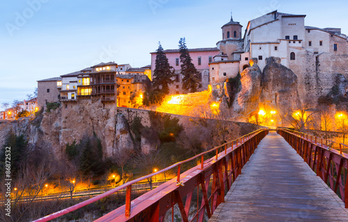  Saint Paul bridge and Hanging houses in Cuenca