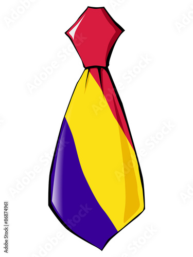 flag in necktie
