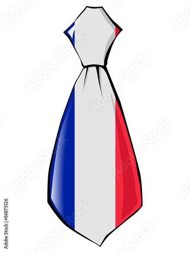 flag in necktie