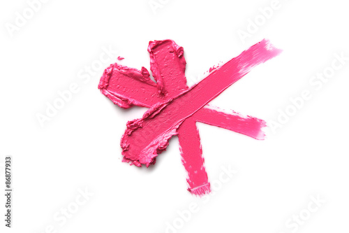 Lipstick smear
