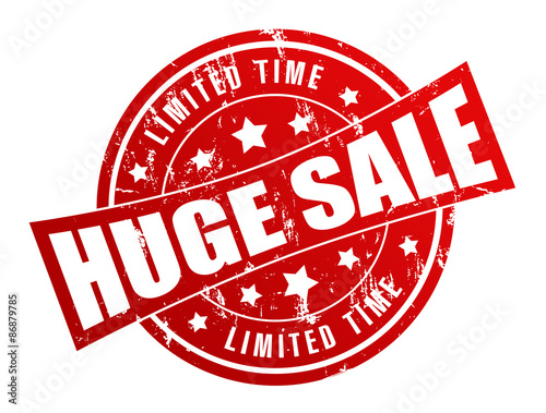 huge sale stamp