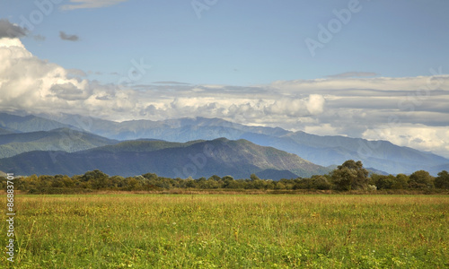 landscape near Alaverdi. Kakheti. Georgia