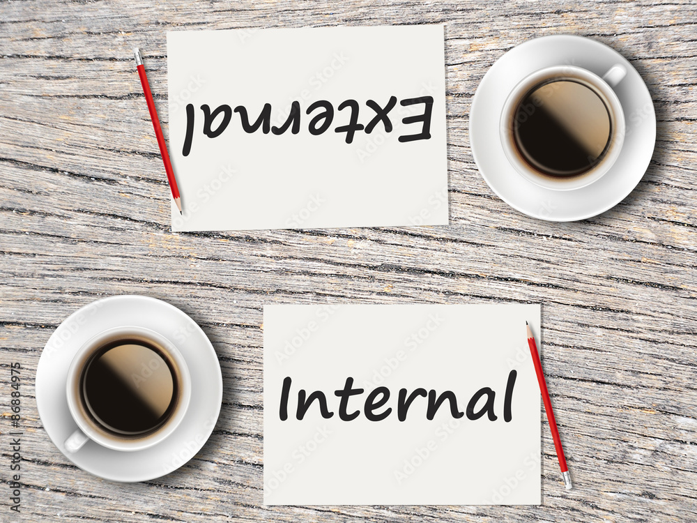 Business Concept : Comparison between external and internal Business Concept : Comparison between external and internal