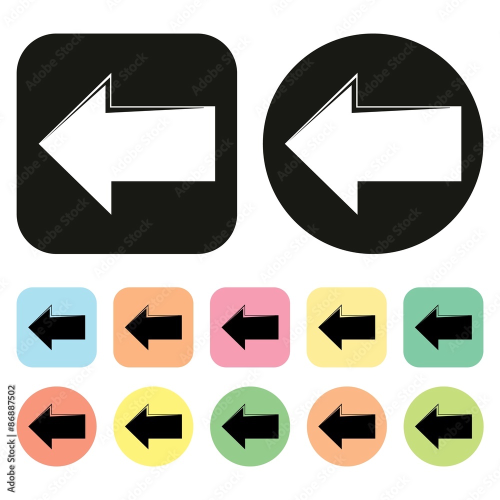 Arrow icon / isolated arrow icon / Vector Arrow icon / isolated arrow icon / Vector