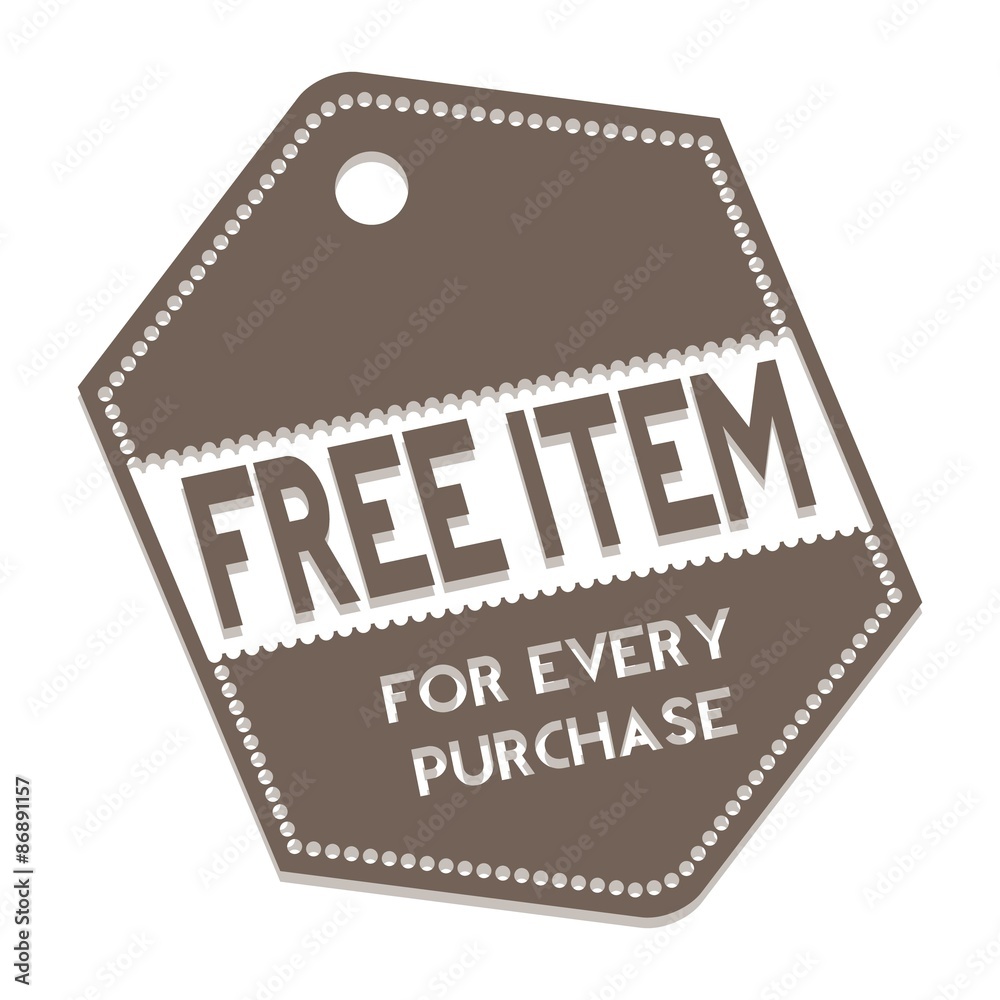Free. Free Badge. Free Tag. Free Button. Vector