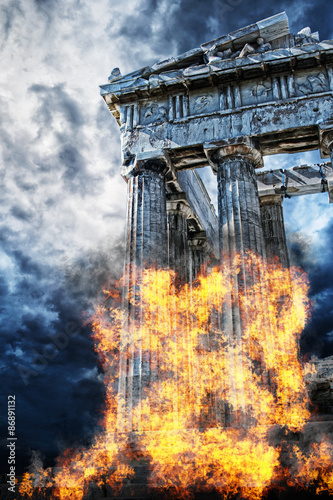 Parthenon in Acropolis photo