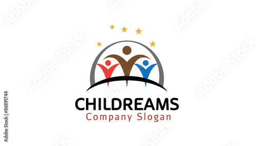 Child Dreams Logo template