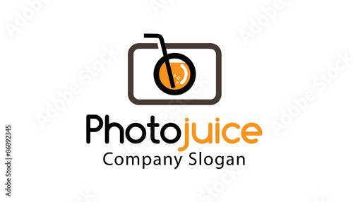 photo juice logo template