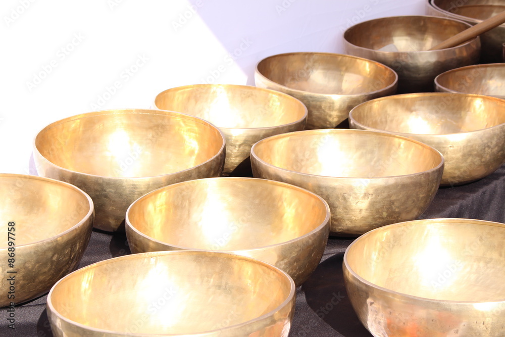 Singing bowls (also known as Sound Bowls, Tibetan Singing Bowls, Rin