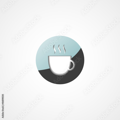 Coffee cup web icon