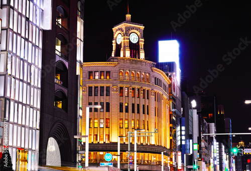 Wall Mural 東京銀座の中心部