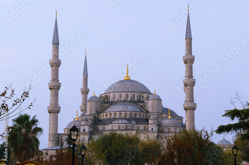 Blue Mosque point of view from sultanahmet, Istanbul, Turkey